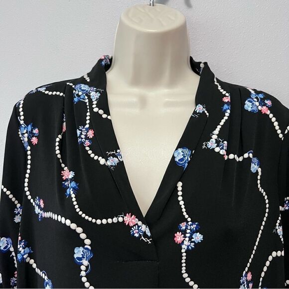 Charter Club Floral and Bead Design Blouse Size S  NWT! - Picture 2 of 8